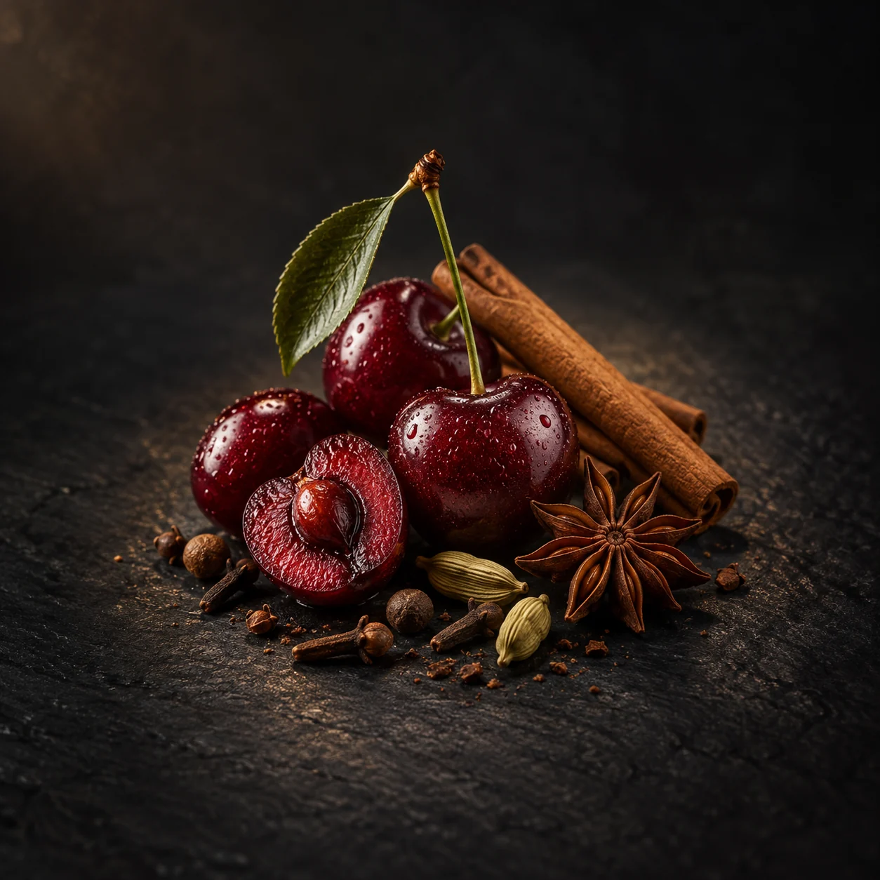 Top fragrance notes for Haadi Dynasty Prive: Cherry and sweet spices