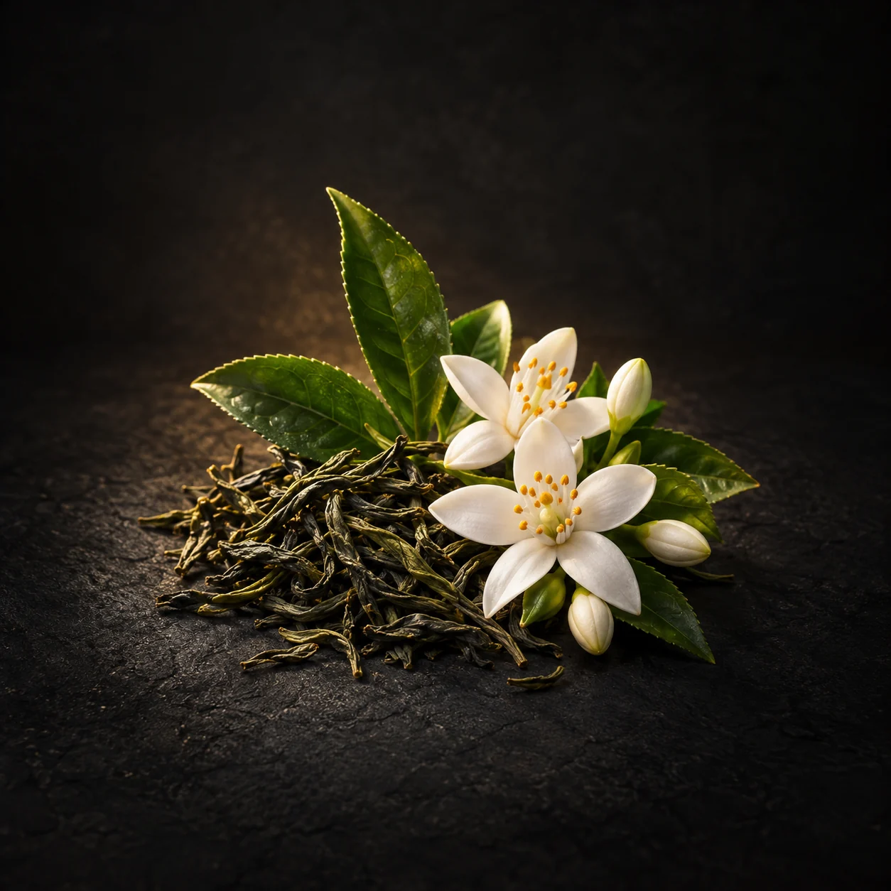 Heart fragrance notes for Haadi Lake Dews: Green tea and orange blossom