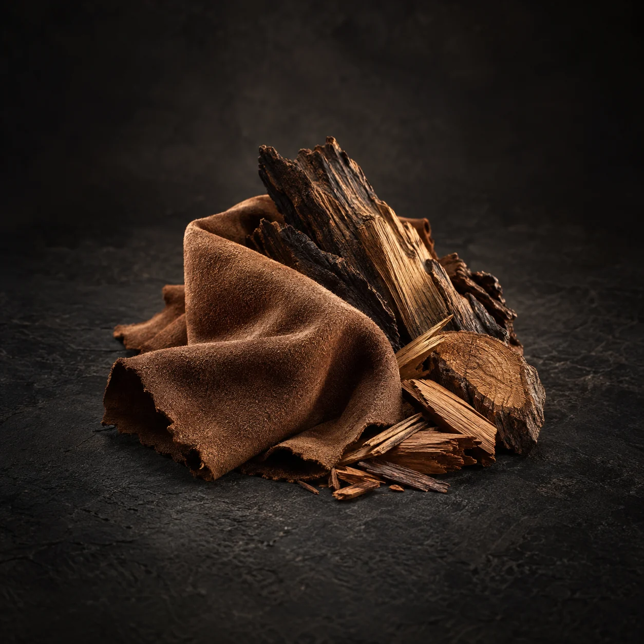 Base fragrance notes for Haadi Meltom Sport: Soft suede and clean woods