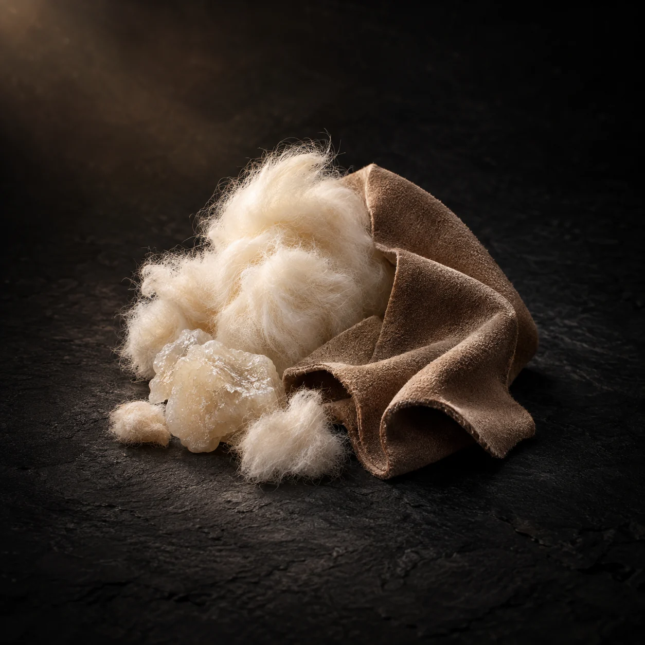 Base fragrance notes for Haadi Moreish Musk: Velvety white musk and suede