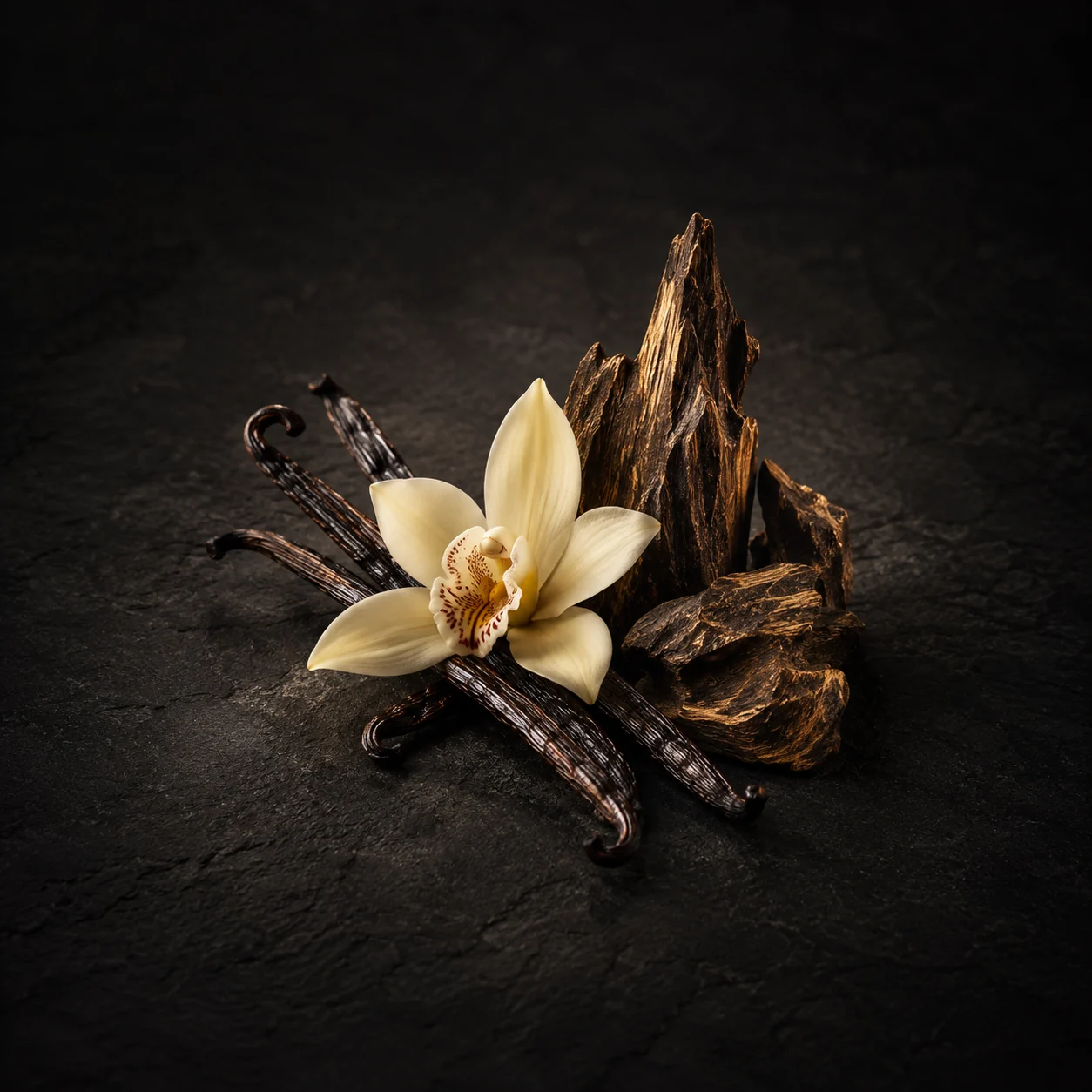 Base fragrance notes for Haadi Oud Kadife Royale: Sweet vanilla and deep oud