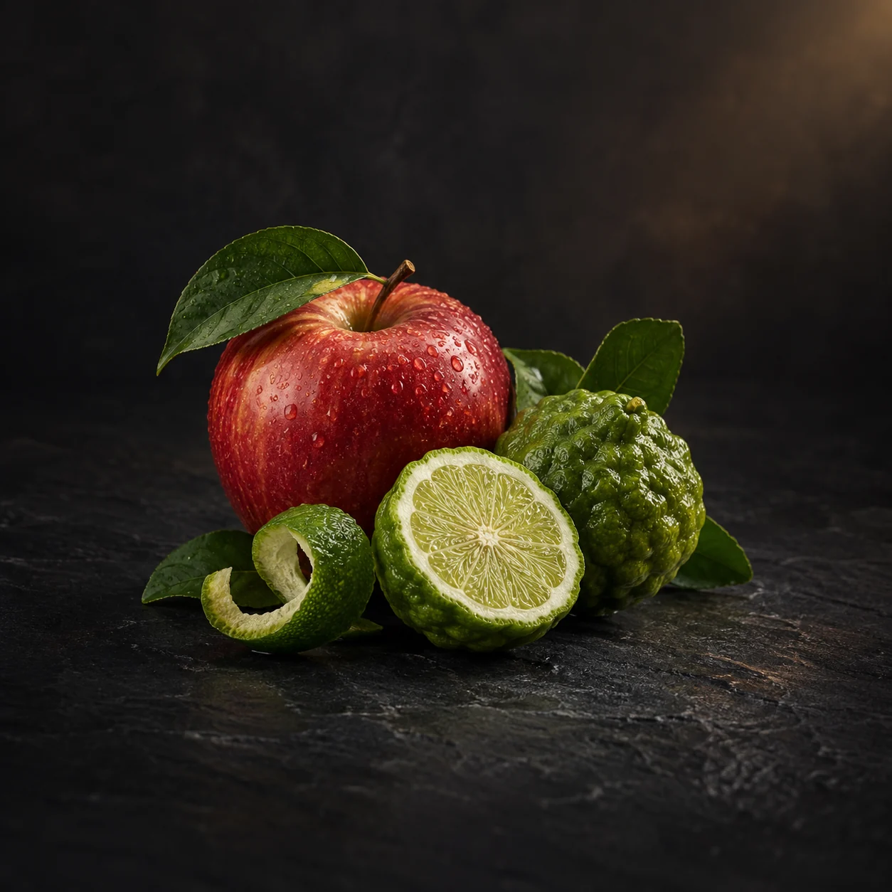 Top fragrance notes for Haadi Solace Gorge: Vibrant apple and bergamot
