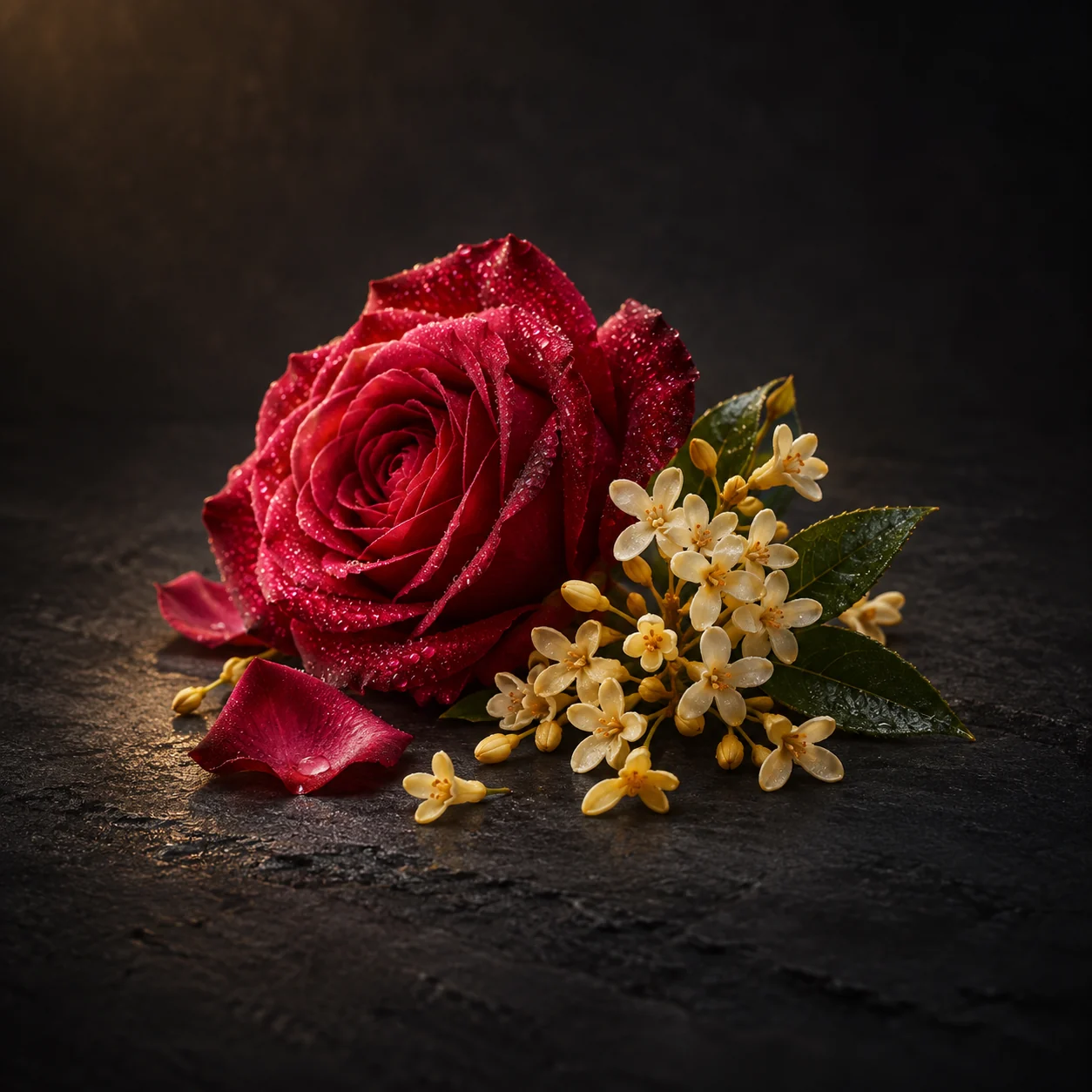 Heart fragrance notes for Haadi The Queen of Nayra: Turkish rose and osmanthus