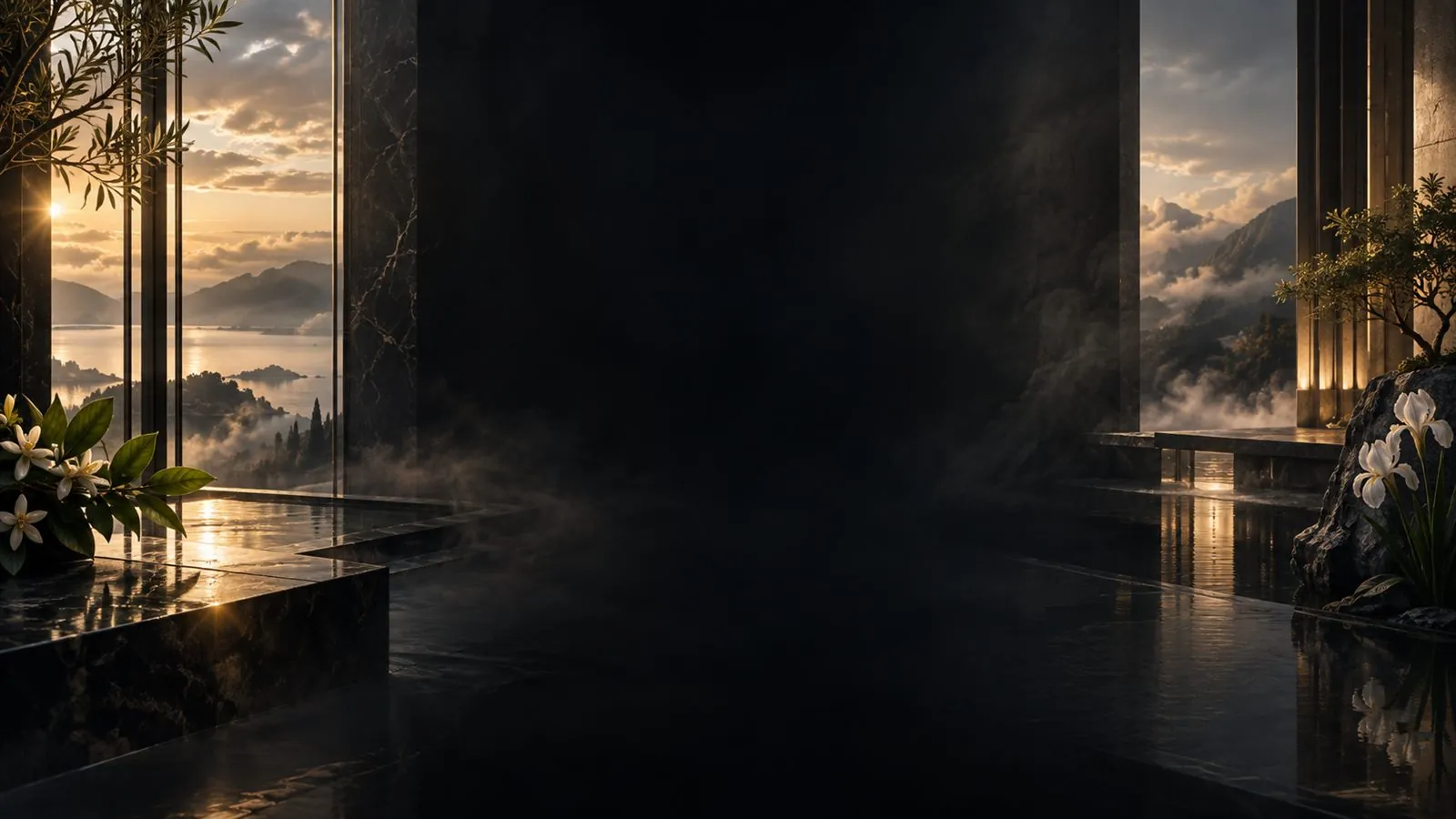 Atmospheric fragrance story artwork for Haadi The Alpha Corporate