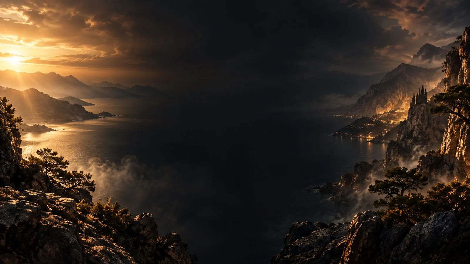 Atmospheric fragrance story artwork for Haadi Ignis Grove