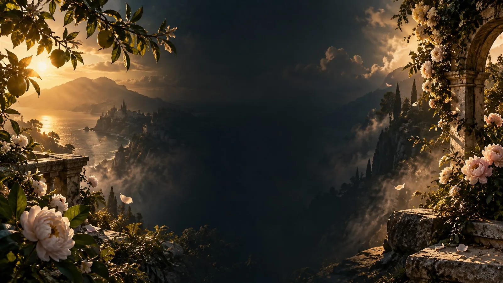 Atmospheric fragrance story artwork for Haadi Melford Hill