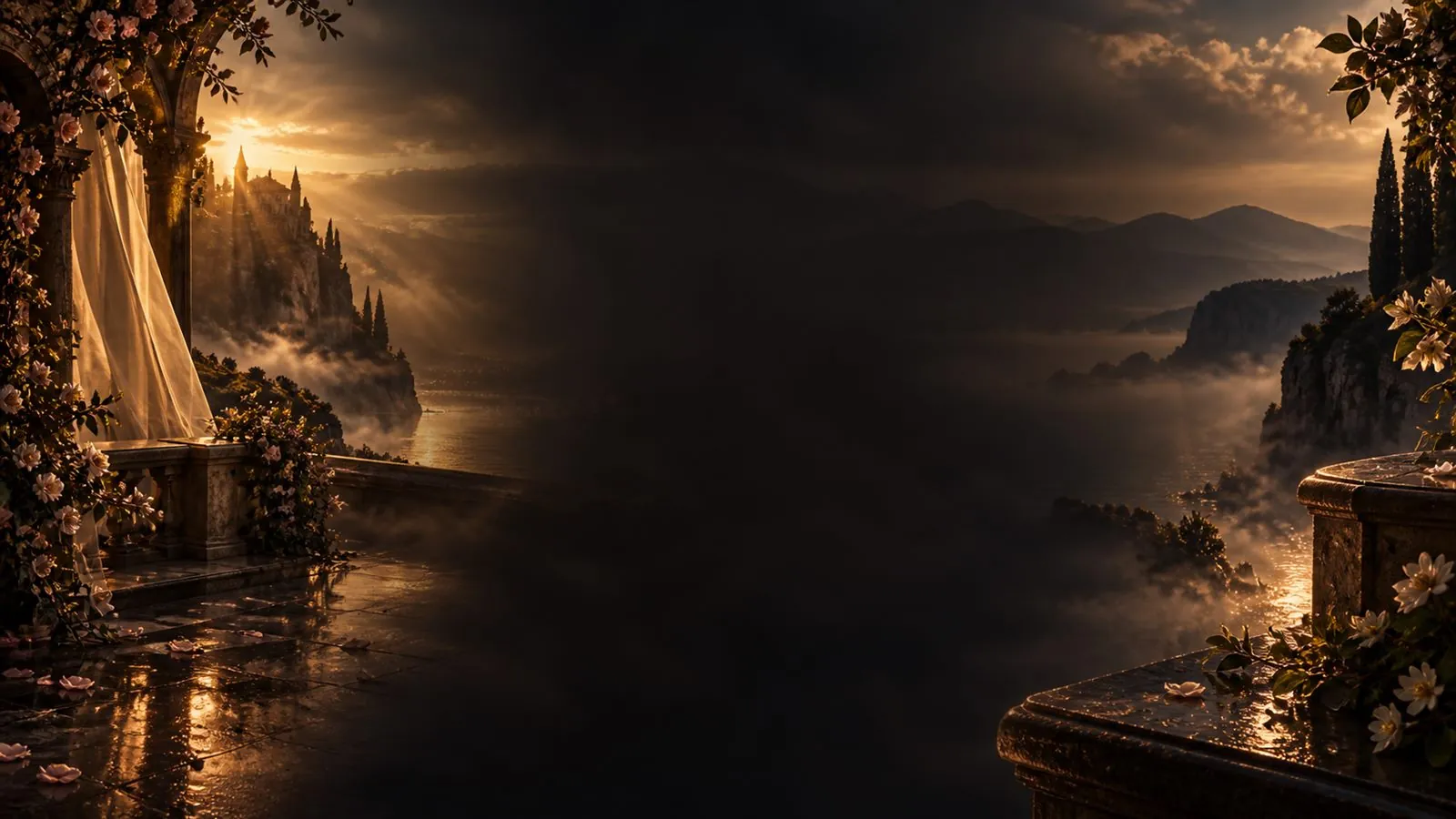 Atmospheric fragrance story artwork for Haadi The Queen of Nayra