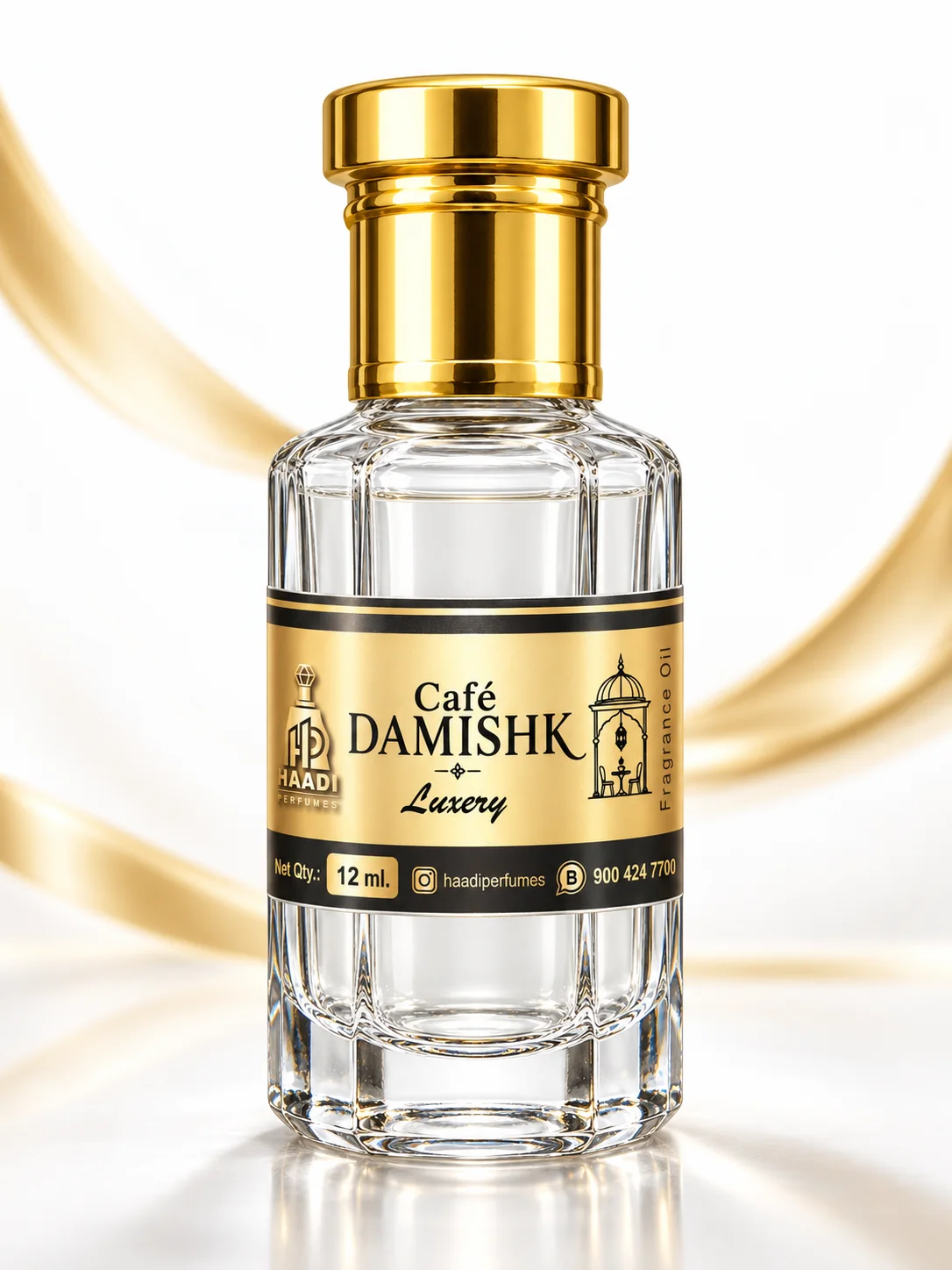 Haadi Cafe Damishk 12 ml attar bottle 12ml