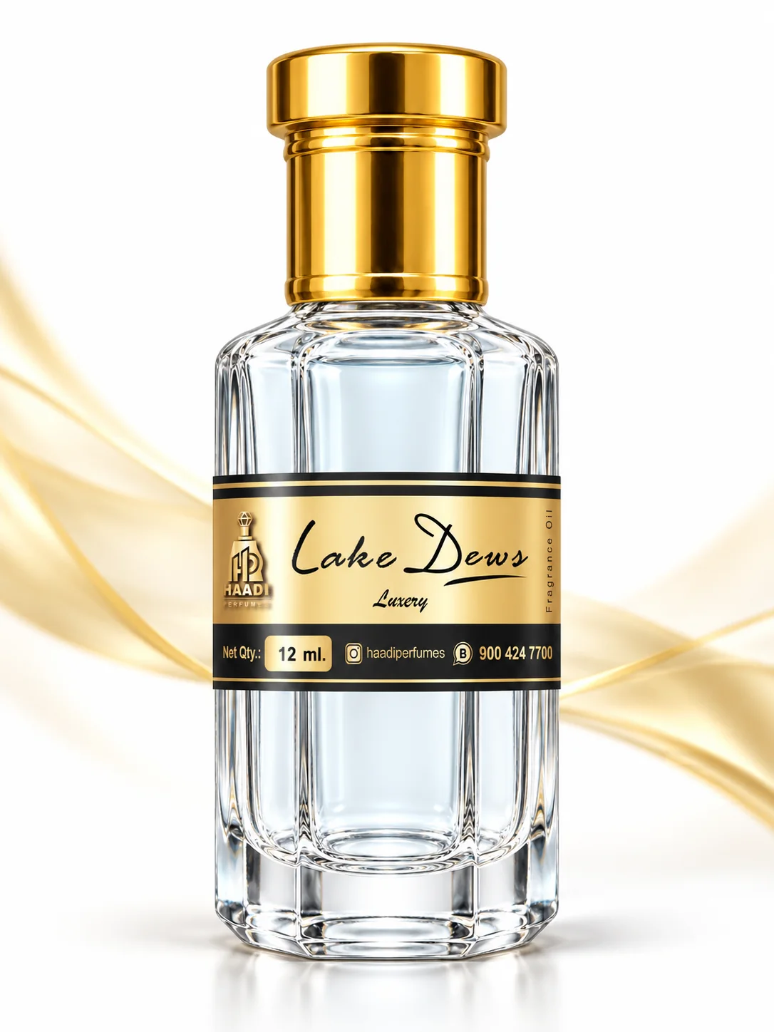 Haadi Lake Dews 12 ml attar bottle 12ml