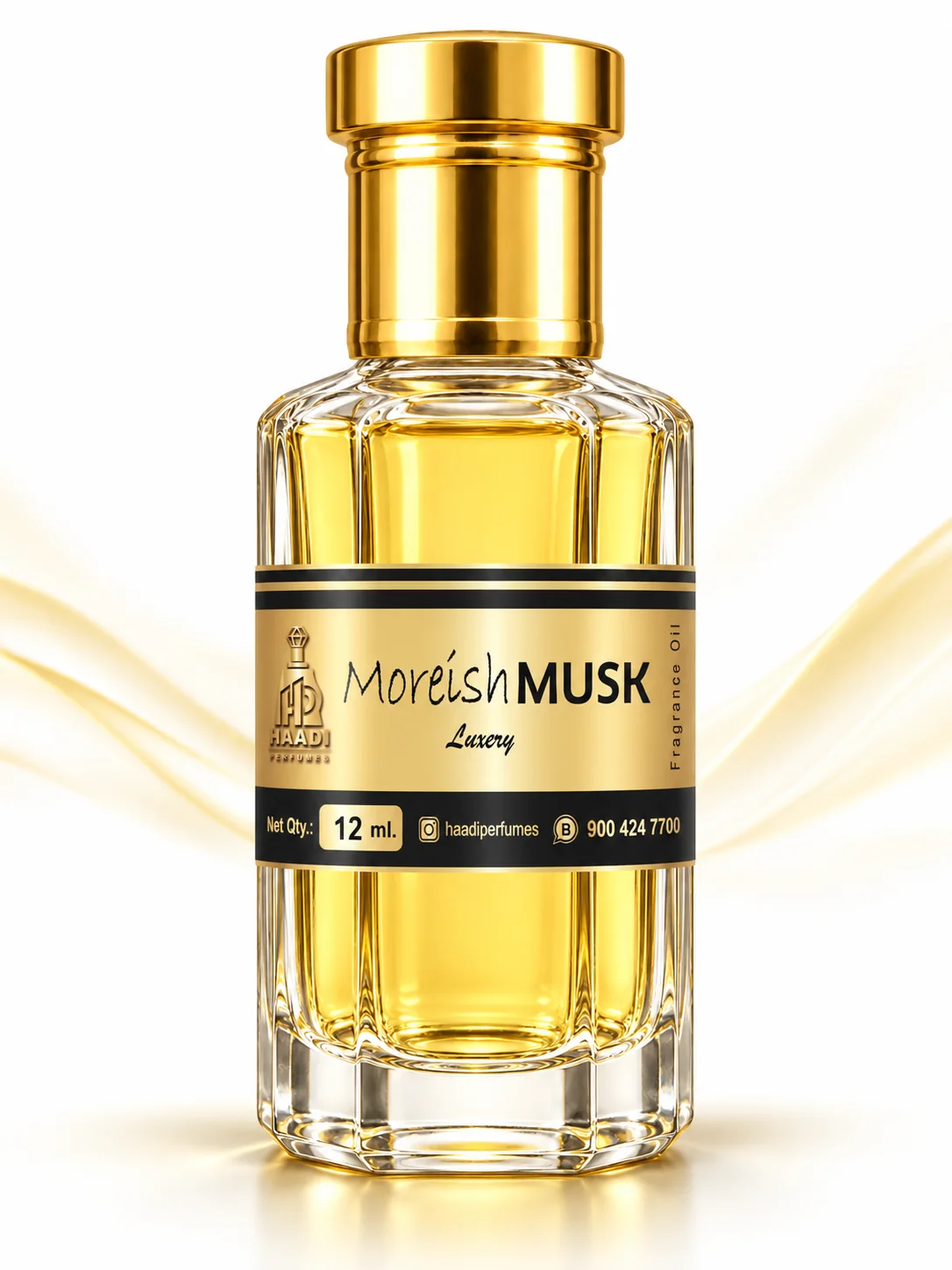Haadi Moreish Musk 12 ml attar bottle 12ml