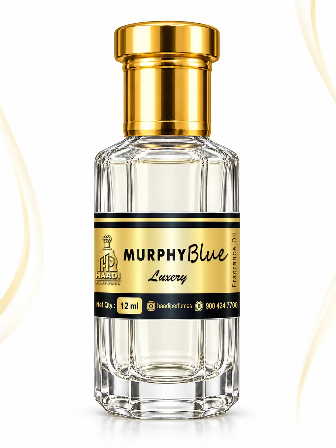 Haadi Murphy Blue 12 ml attar bottle 12ml