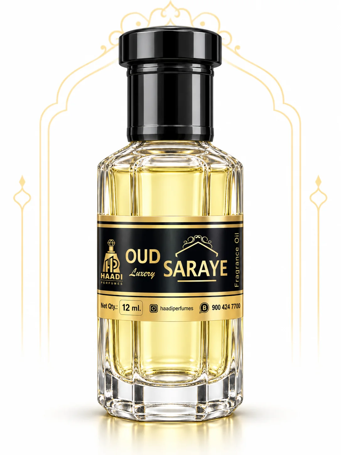 Haadi Oud Saraye 12 ml attar bottle 12ml