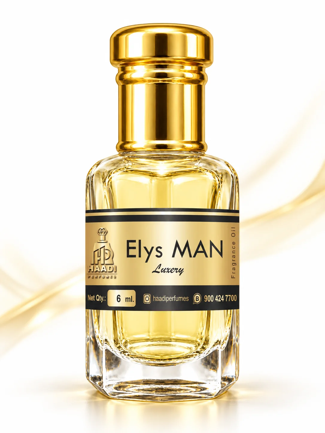 Haadi Elys Man 6 ml attar bottle