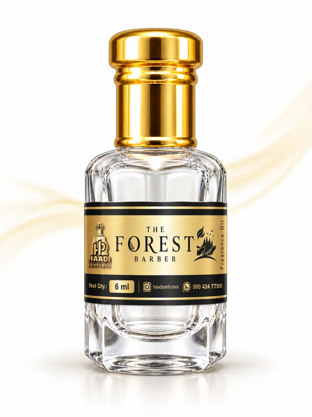Haadi The Forest Barber 6 ml attar bottle