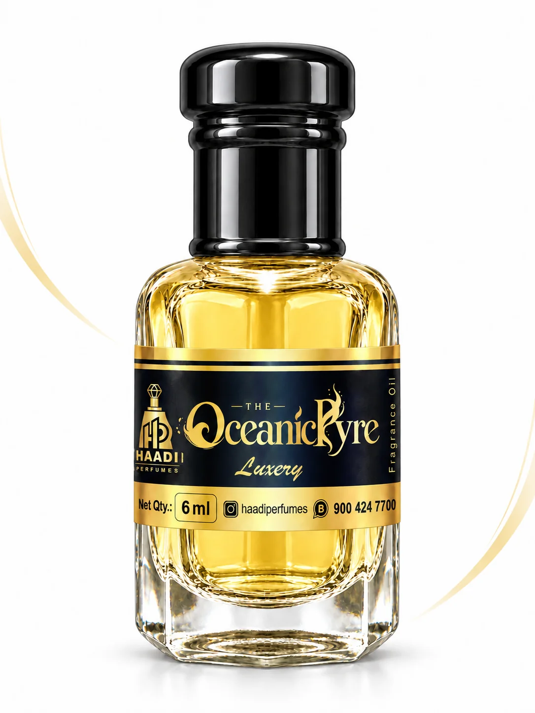 Haadi The Oceanic Pyre 6 ml attar bottle