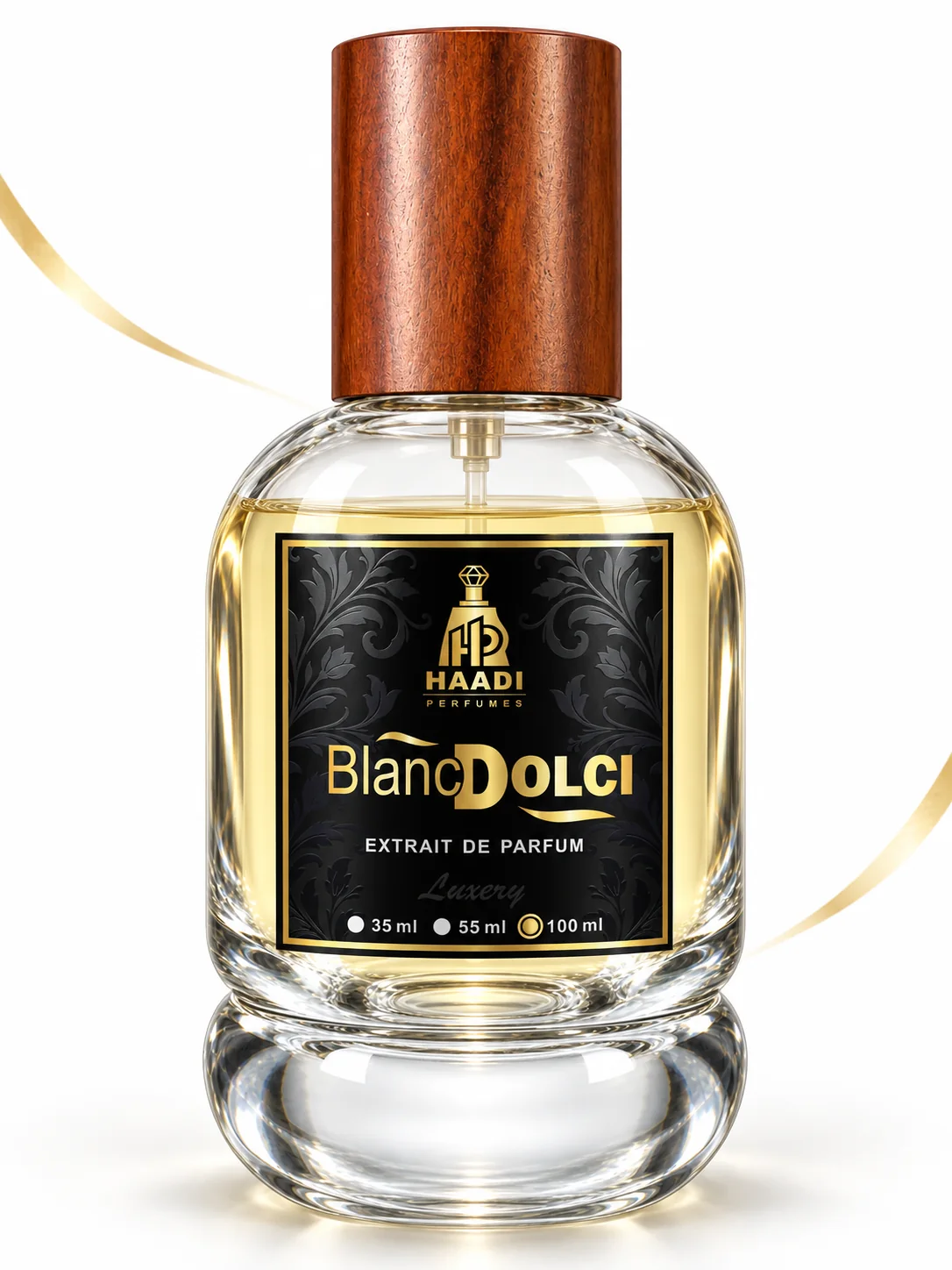 Haadi Blanc Dolci 100 ml extrait de parfum bottle