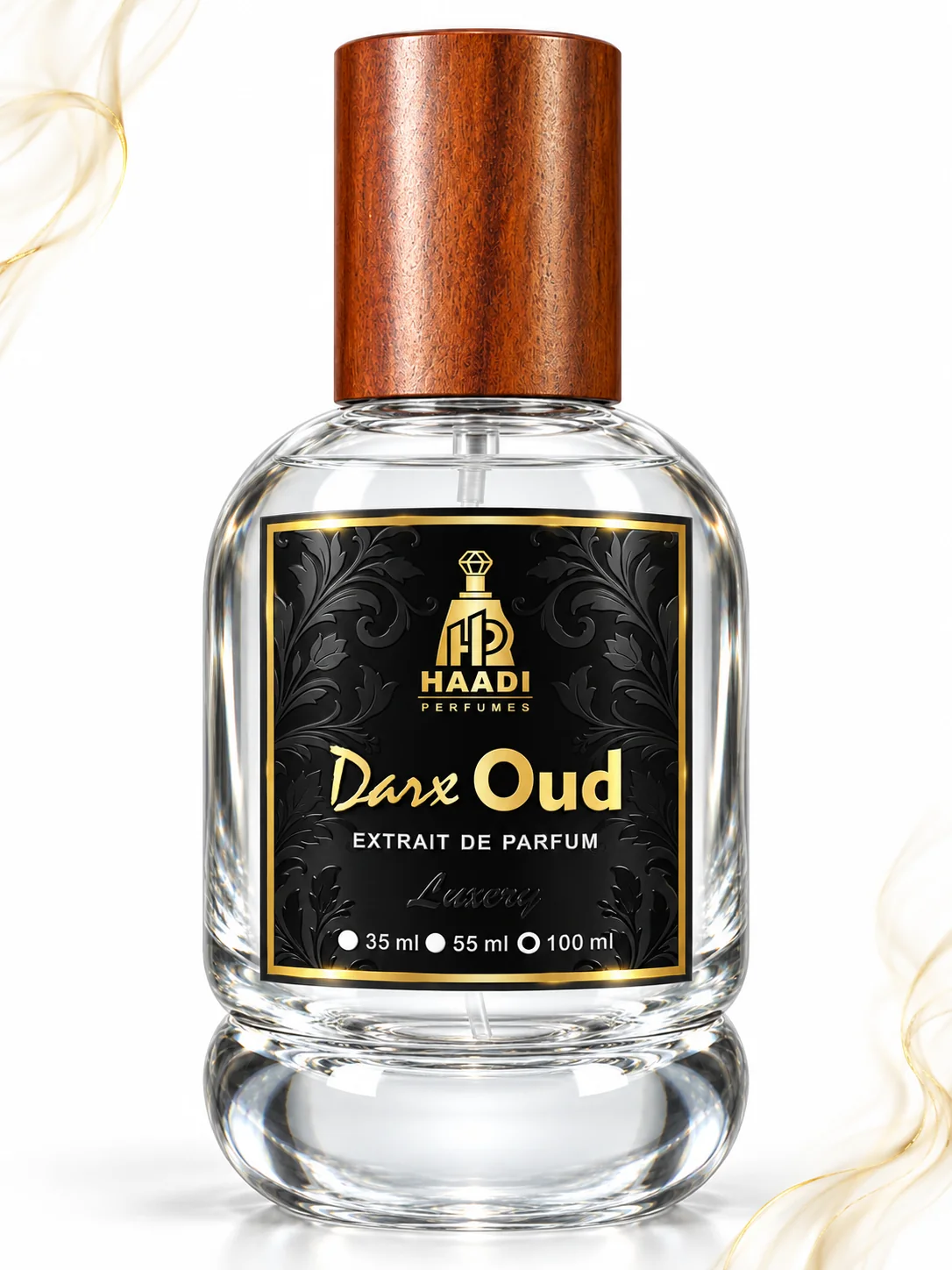 Haadi Darx Oud 100 ml extrait de parfum bottle