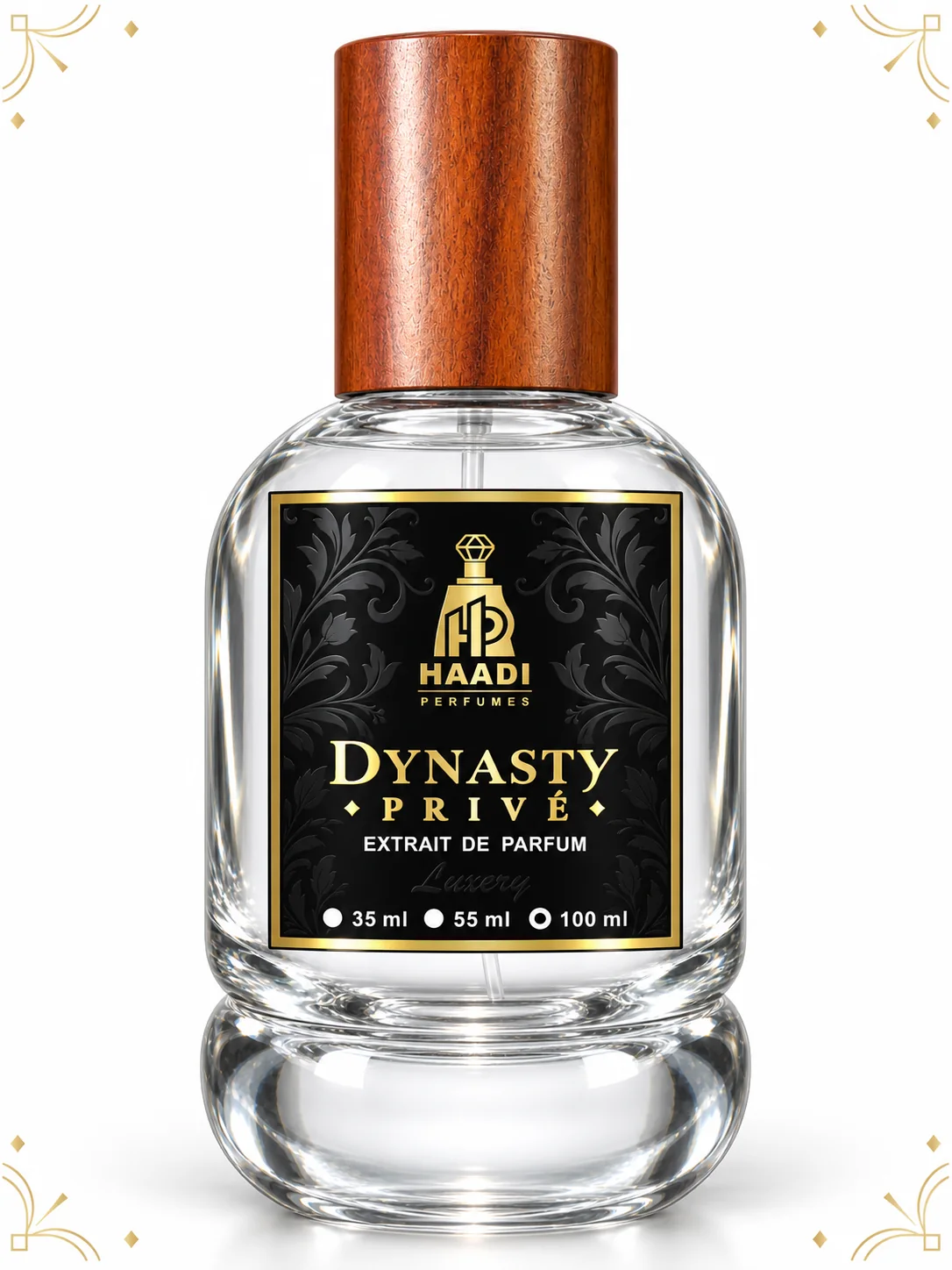 Haadi Dynasty Prive 100 ml extrait de parfum bottle