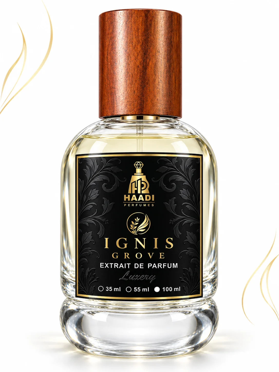 Haadi Ignis Grove 100 ml extrait de parfum bottle