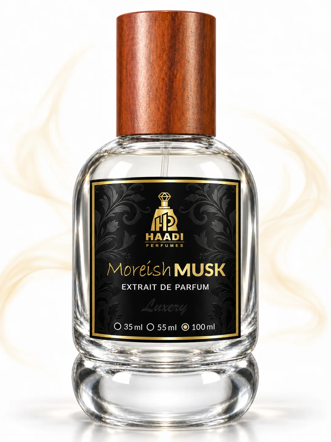 Haadi Moreish Musk 100 ml extrait de parfum bottle