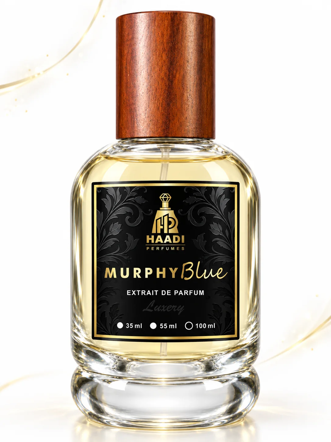 Haadi Murphy Blue 100 ml extrait de parfum bottle