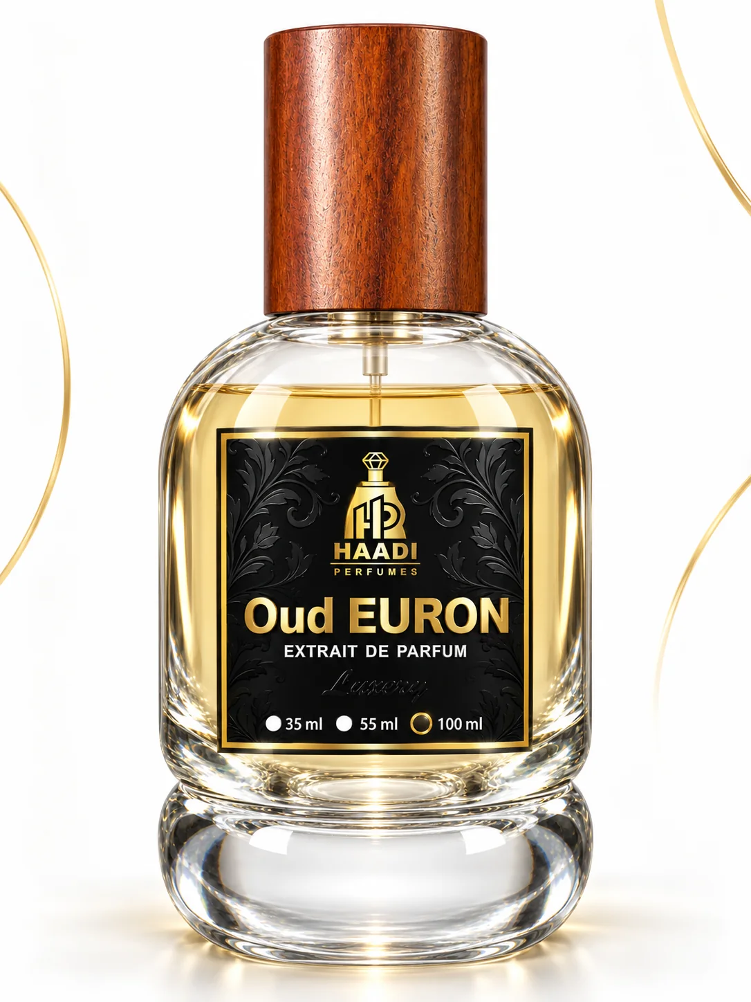 Haadi Oud Euron 100 ml extrait de parfum bottle