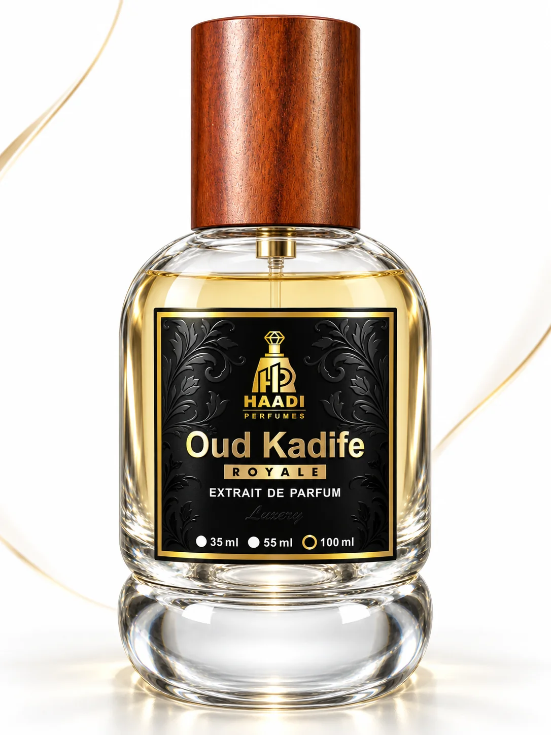 Haadi Oud Kadife Royale 100 ml extrait de parfum bottle