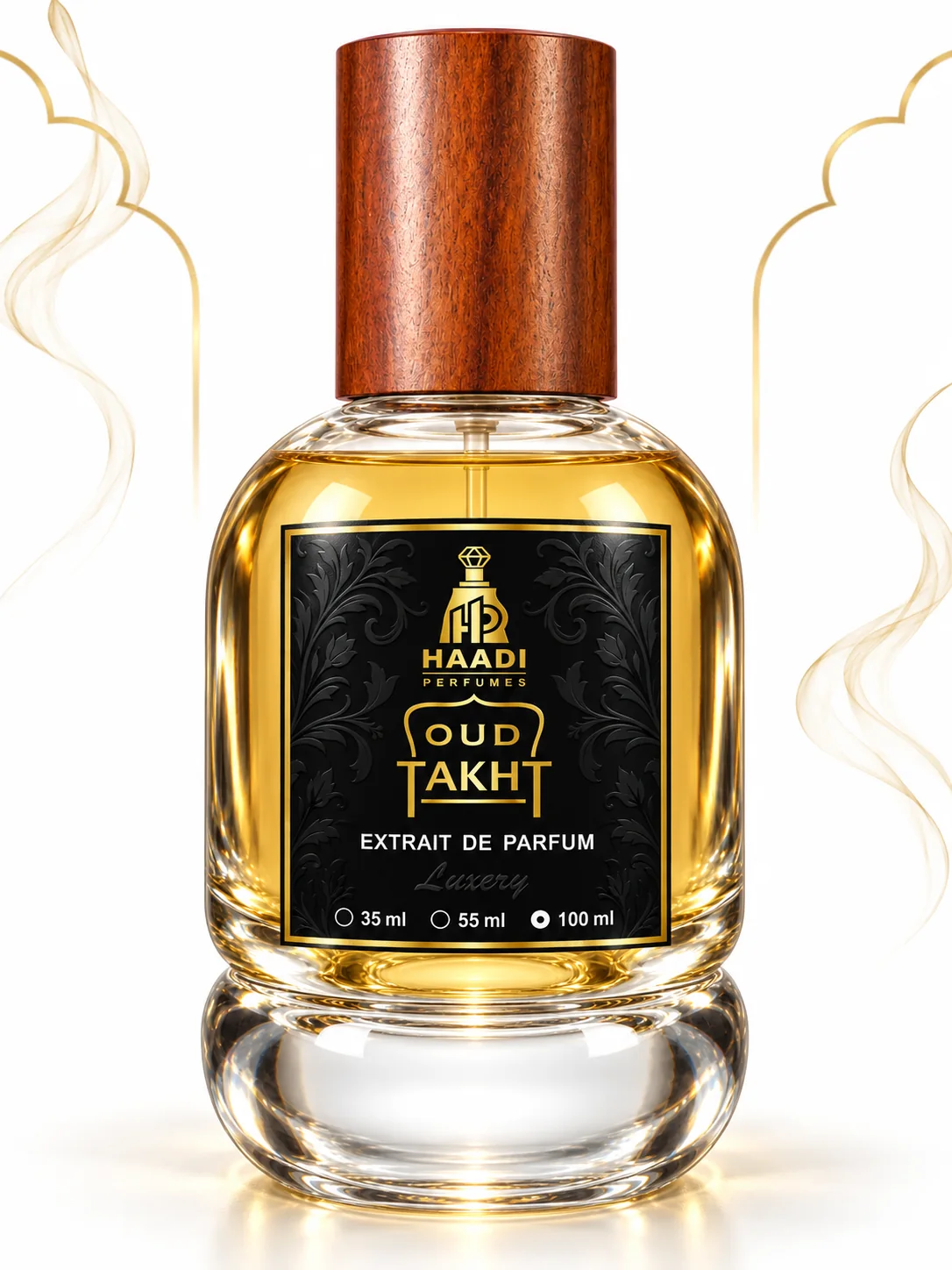 Haadi Oud Takht 100 ml extrait de parfum bottle