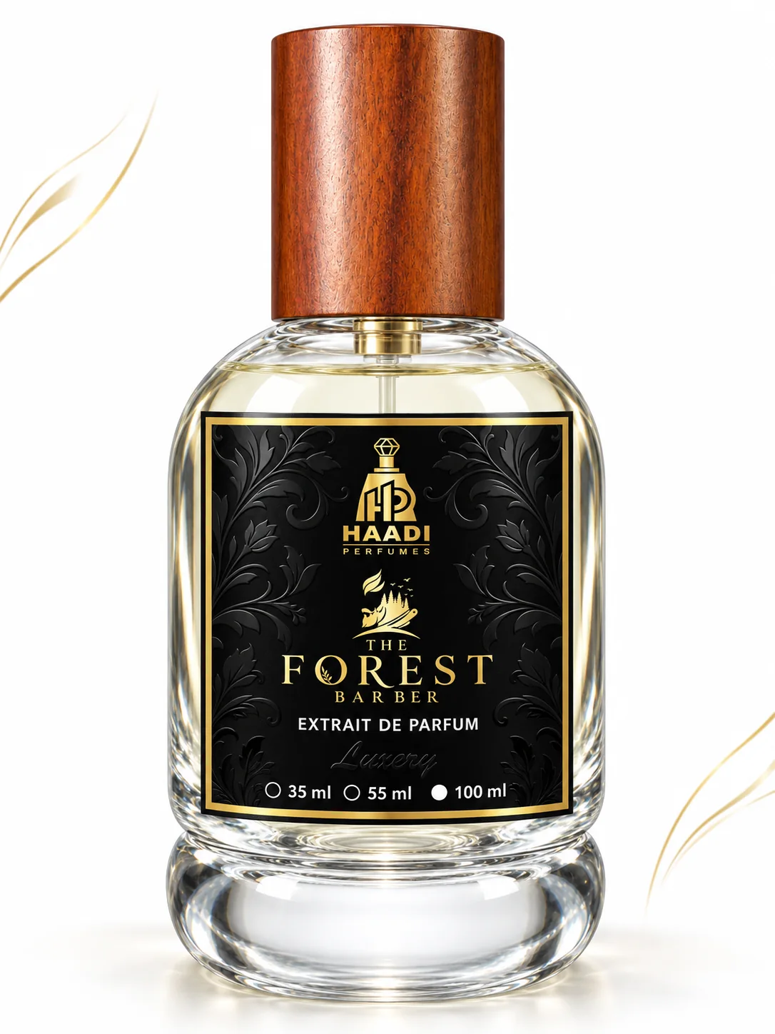 Haadi The Forest Barber 100 ml extrait de parfum bottle