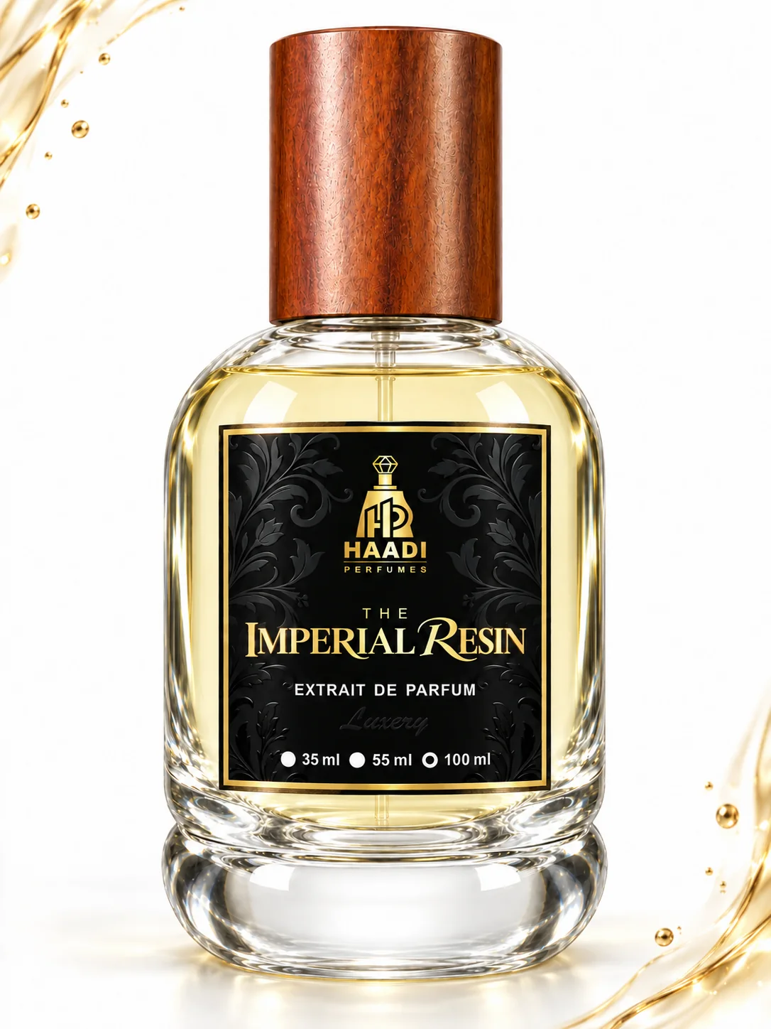 Haadi The Imperial Resin 100 ml extrait de parfum bottle