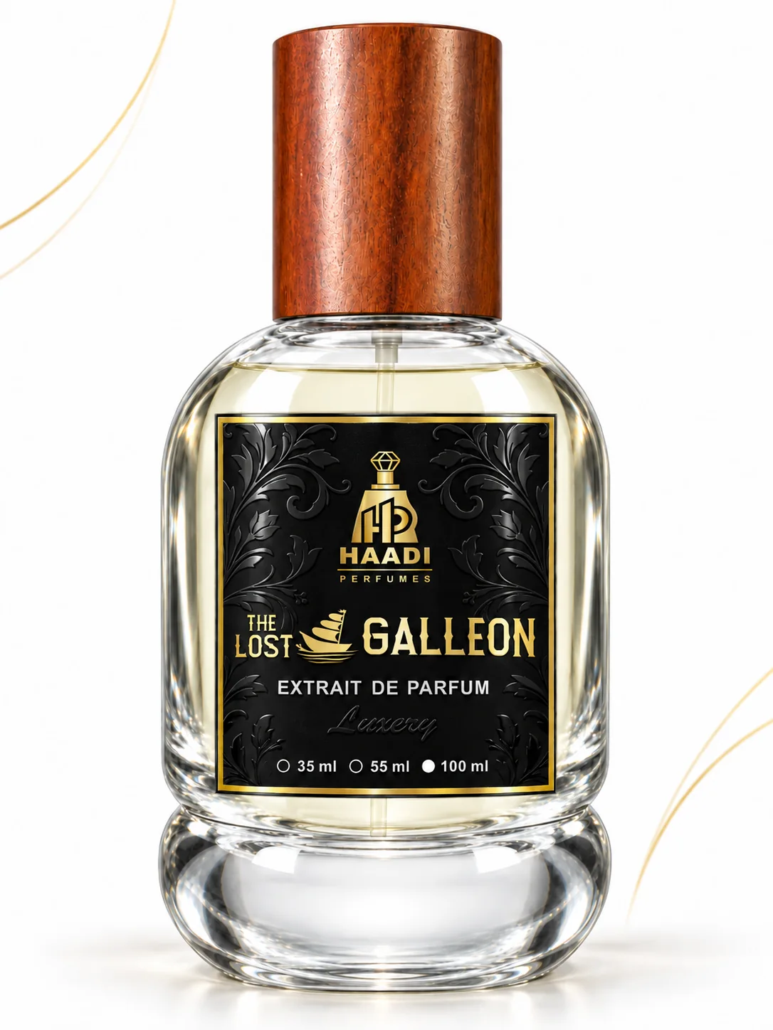 Haadi The Lost Galleon 100 ml extrait de parfum bottle