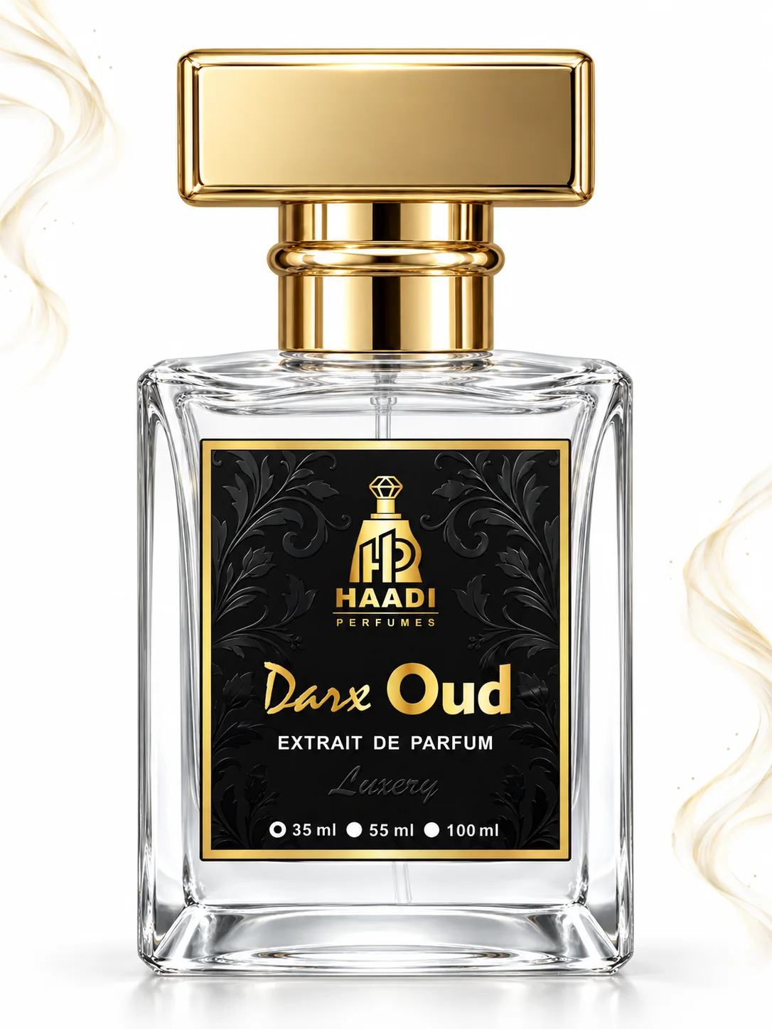 Haadi Darx Oud 35 ml extrait de parfum bottle