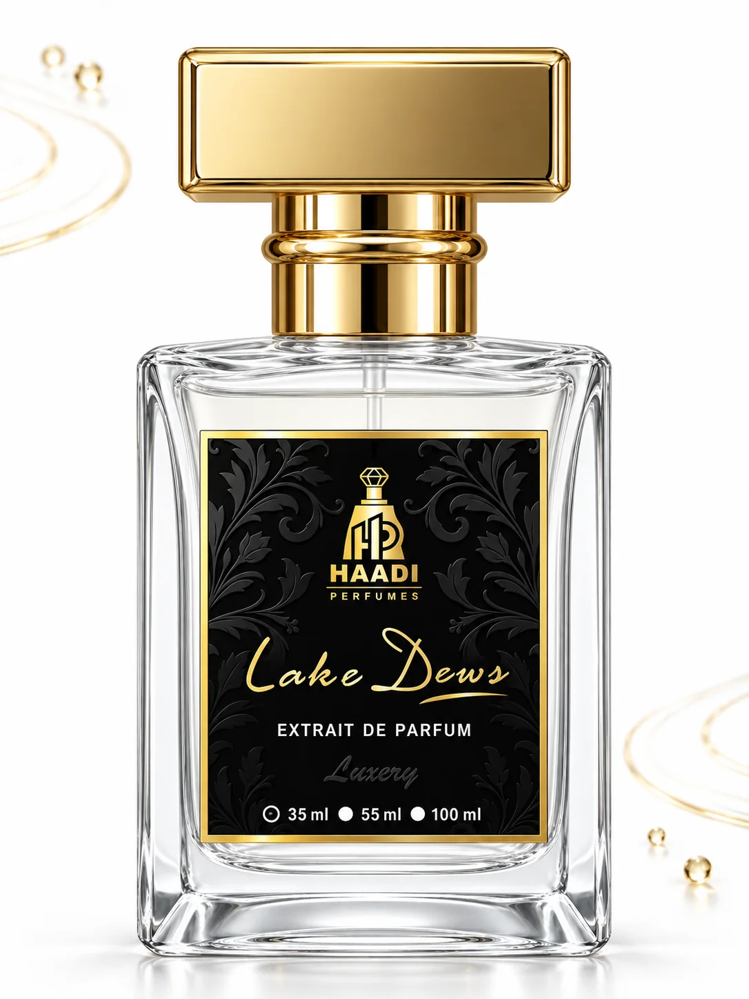 Haadi Lake Dews 35 ml extrait de parfum bottle
