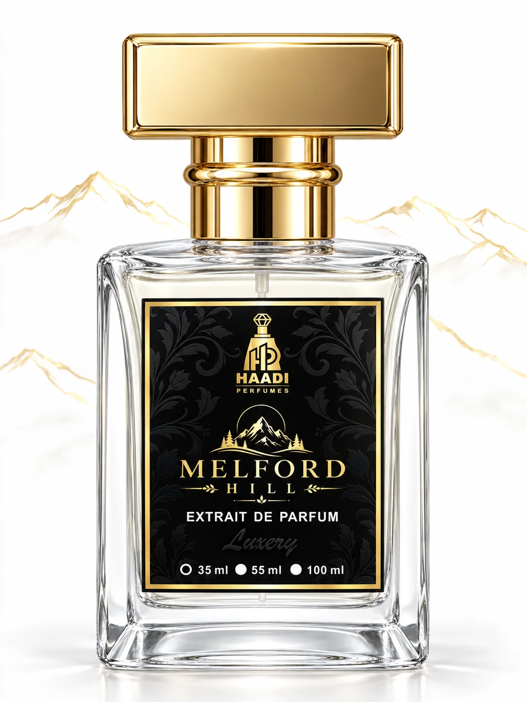 Haadi Melford Hill 35 ml extrait de parfum bottle