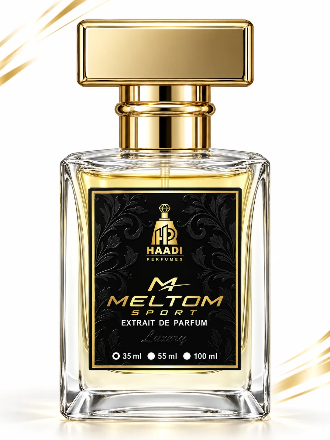Haadi Meltom Sport 35 ml extrait de parfum bottle