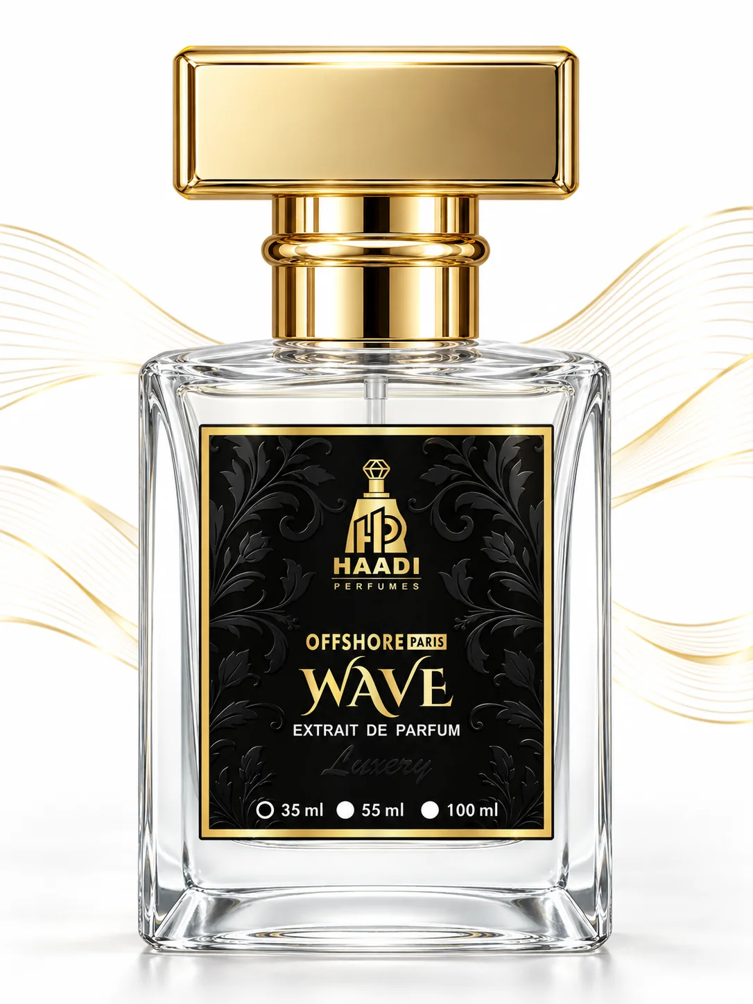 Haadi Offshore Paris Wave 35 ml extrait de parfum bottle