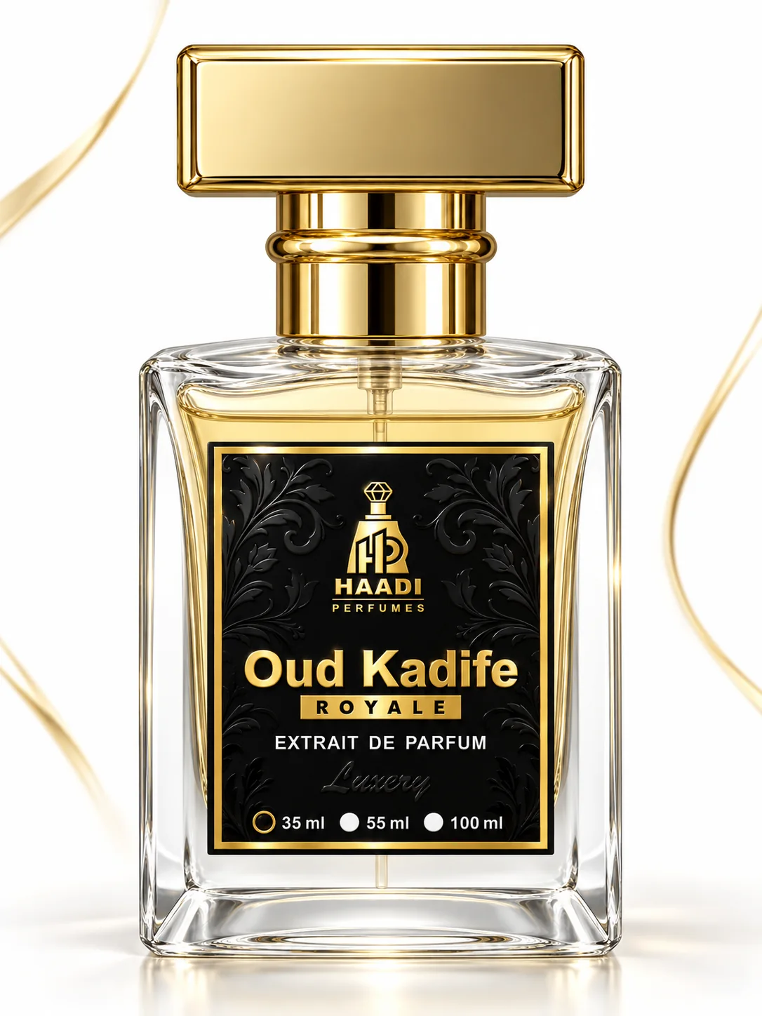 Haadi Oud Kadife Royale 35 ml extrait de parfum bottle