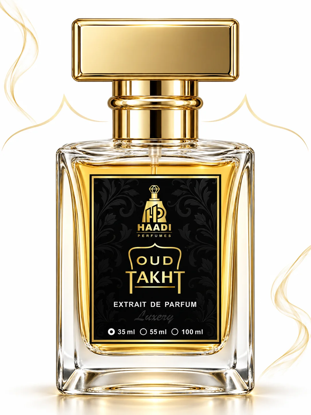 Haadi Oud Takht 35 ml extrait de parfum bottle