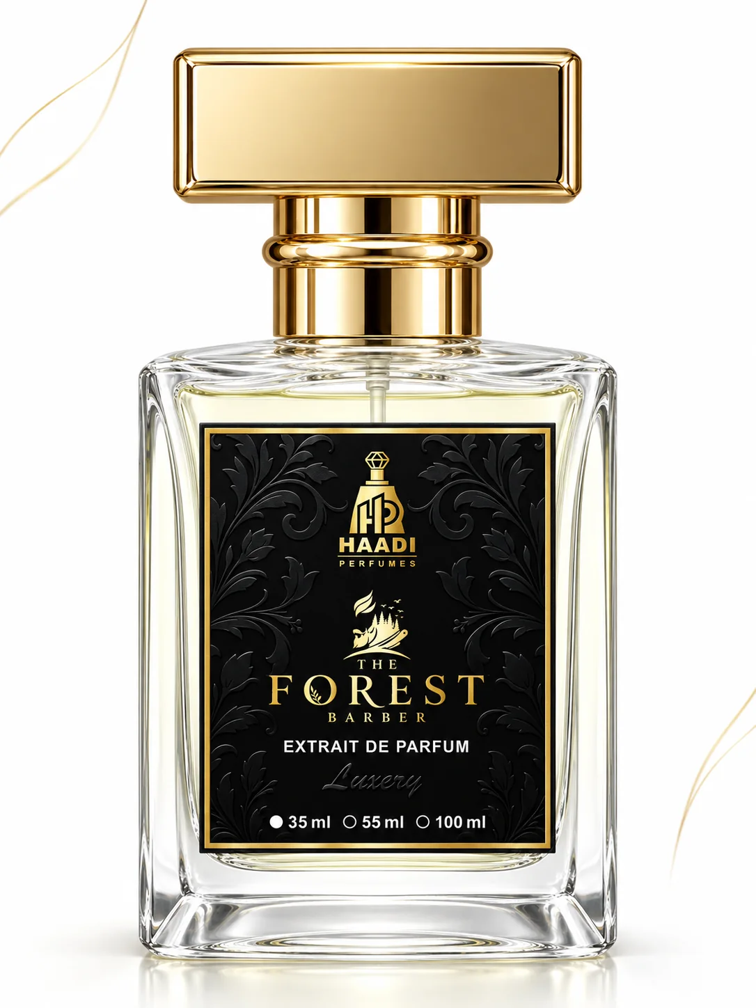 Haadi The Forest Barber 35 ml extrait de parfum bottle