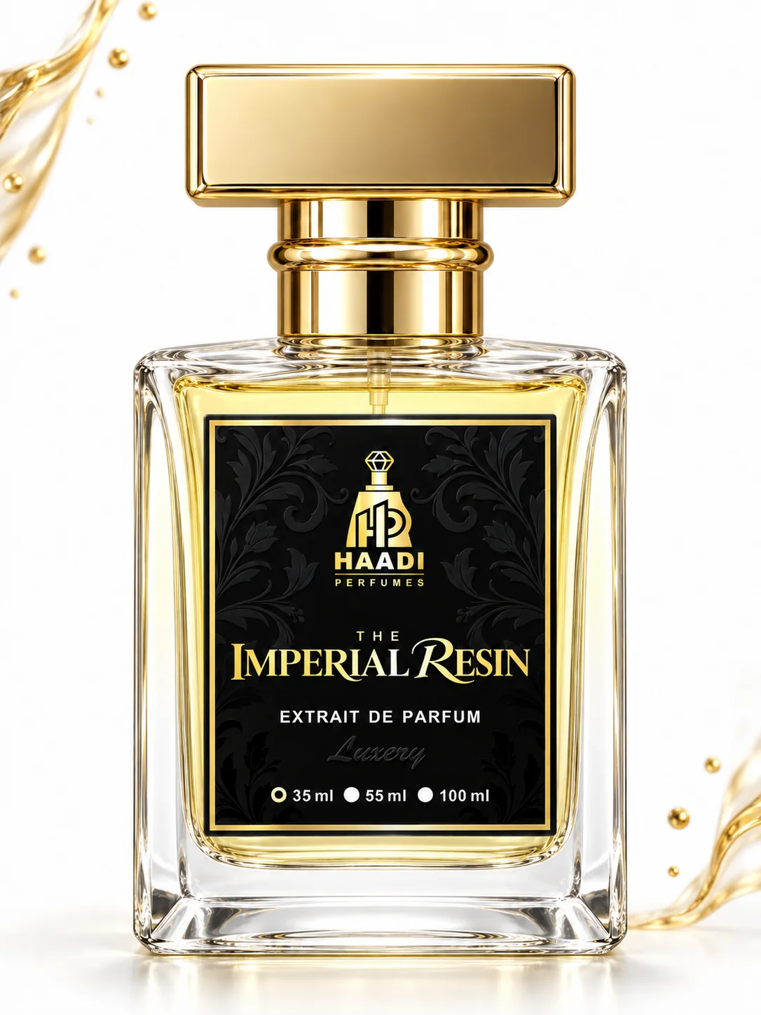 Haadi The Imperial Resin 35 ml extrait de parfum bottle