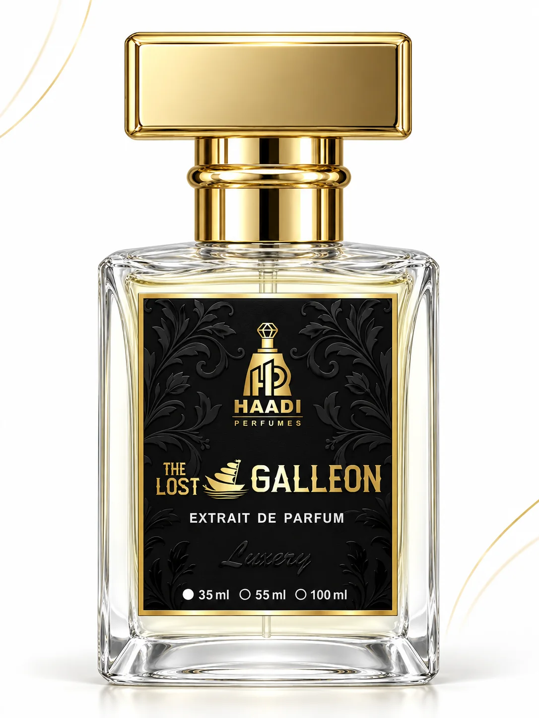 Haadi The Lost Galleon 35 ml extrait de parfum bottle