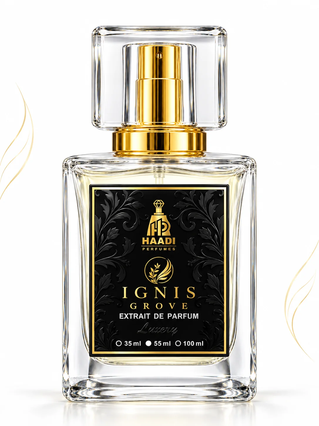 Haadi Ignis Grove 55 ml extrait de parfum bottle