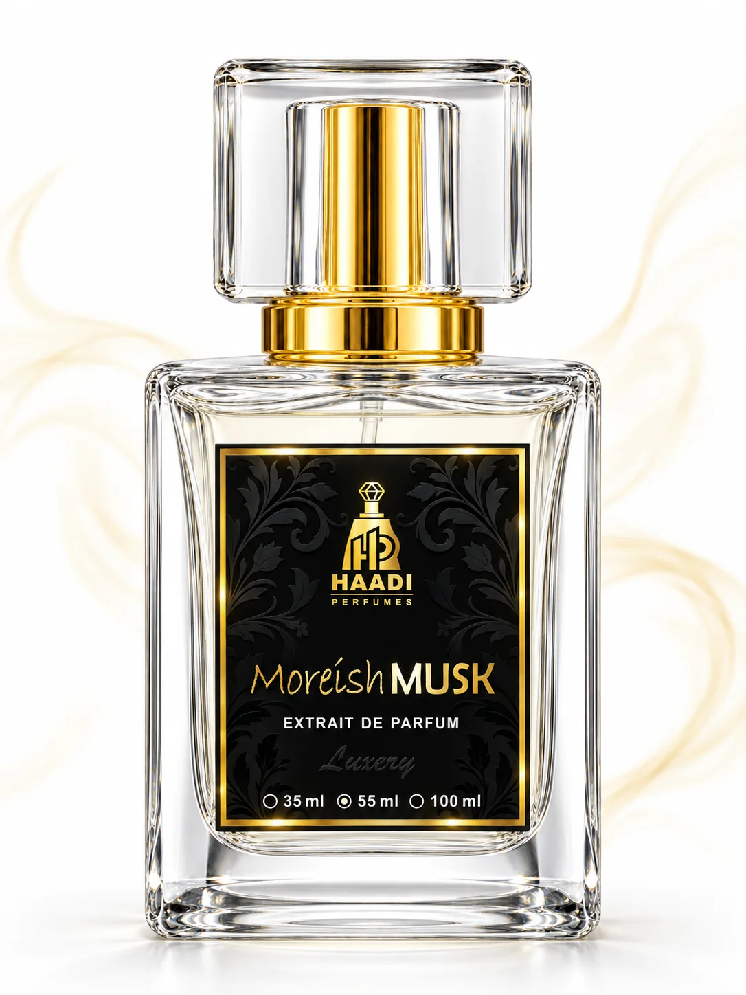 Haadi Moreish Musk 55 ml extrait de parfum bottle