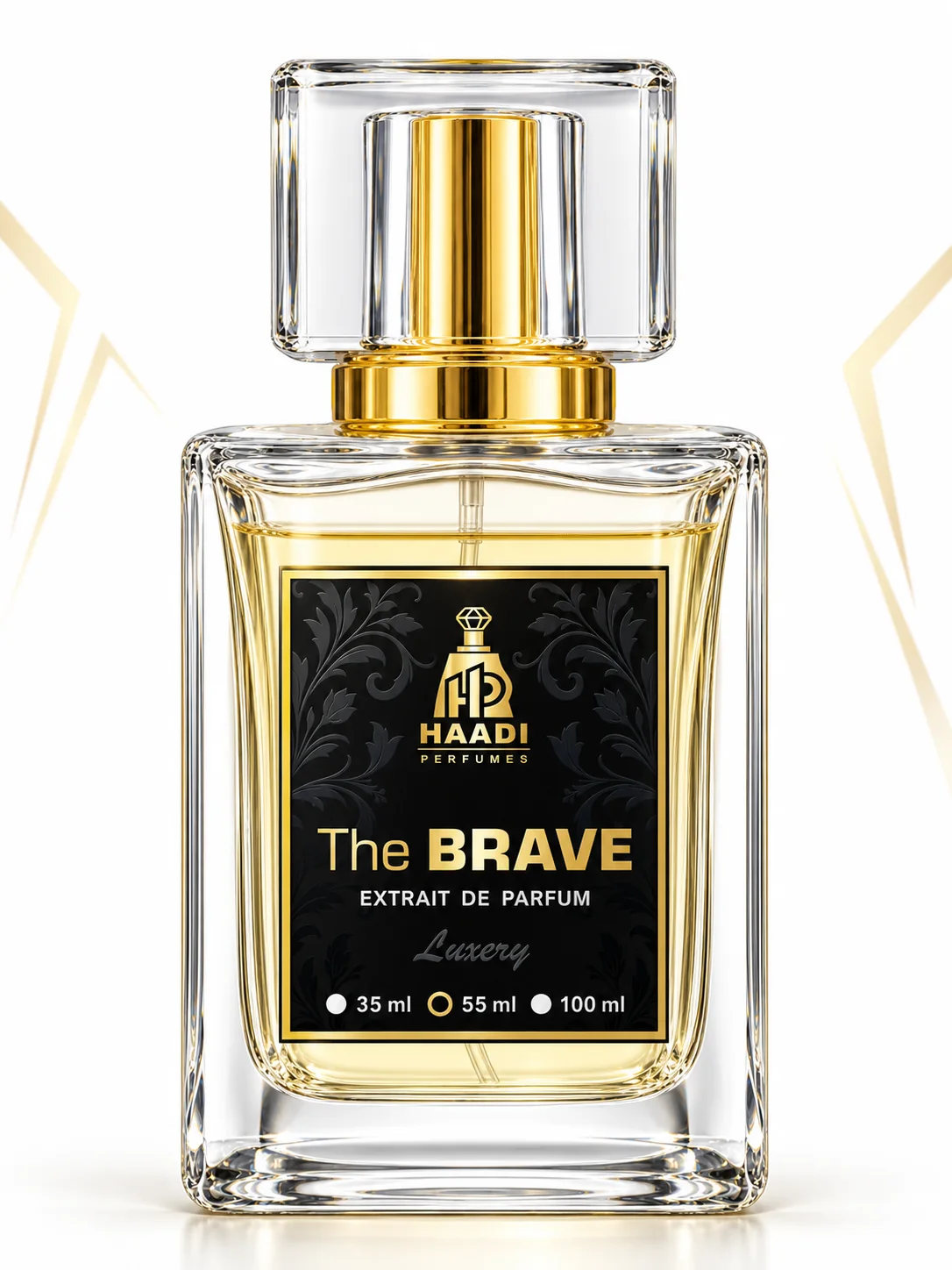 Haadi The Brave 55 ml extrait de parfum bottle