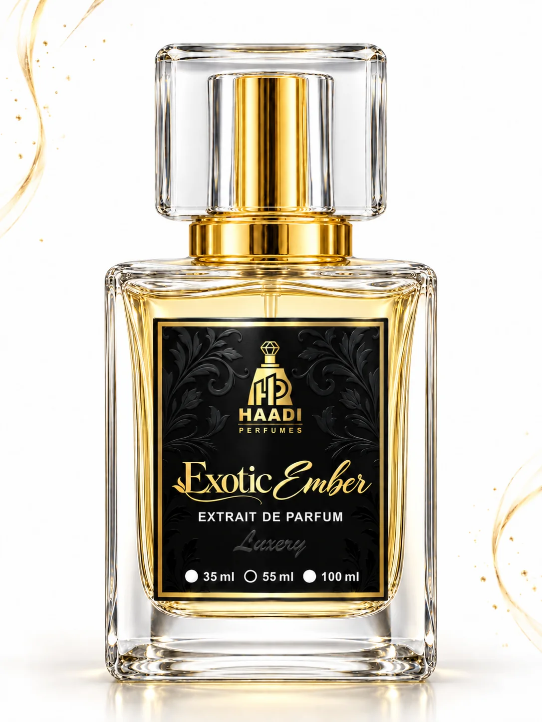 Haadi The Exotic Ember 55 ml extrait de parfum bottle