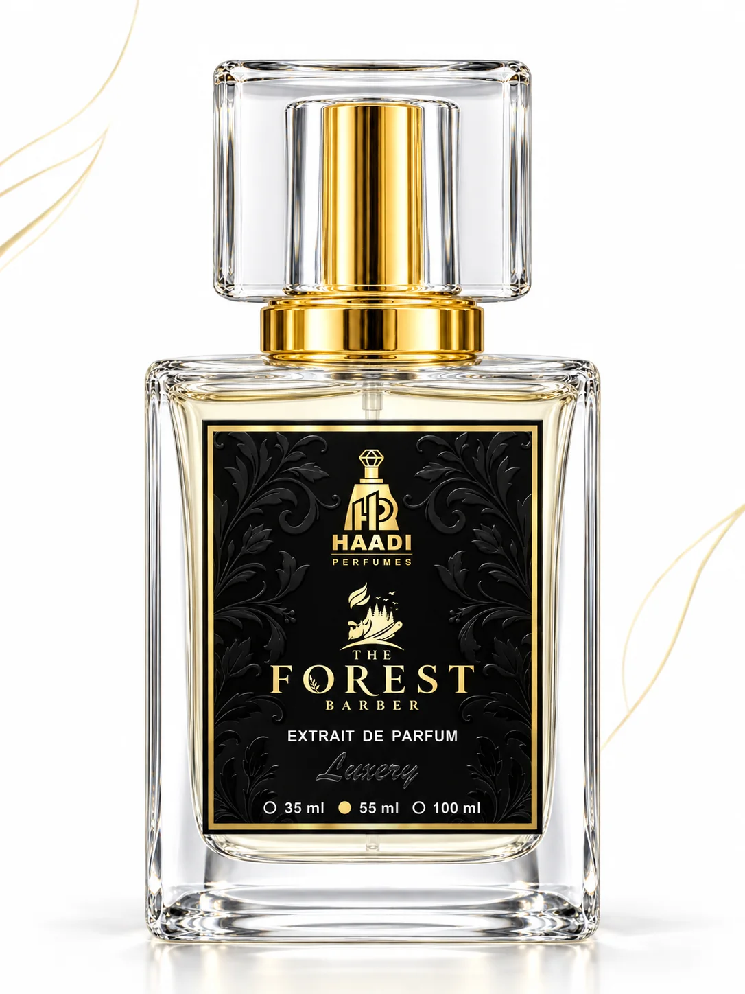 Haadi The Forest Barber 55 ml extrait de parfum bottle