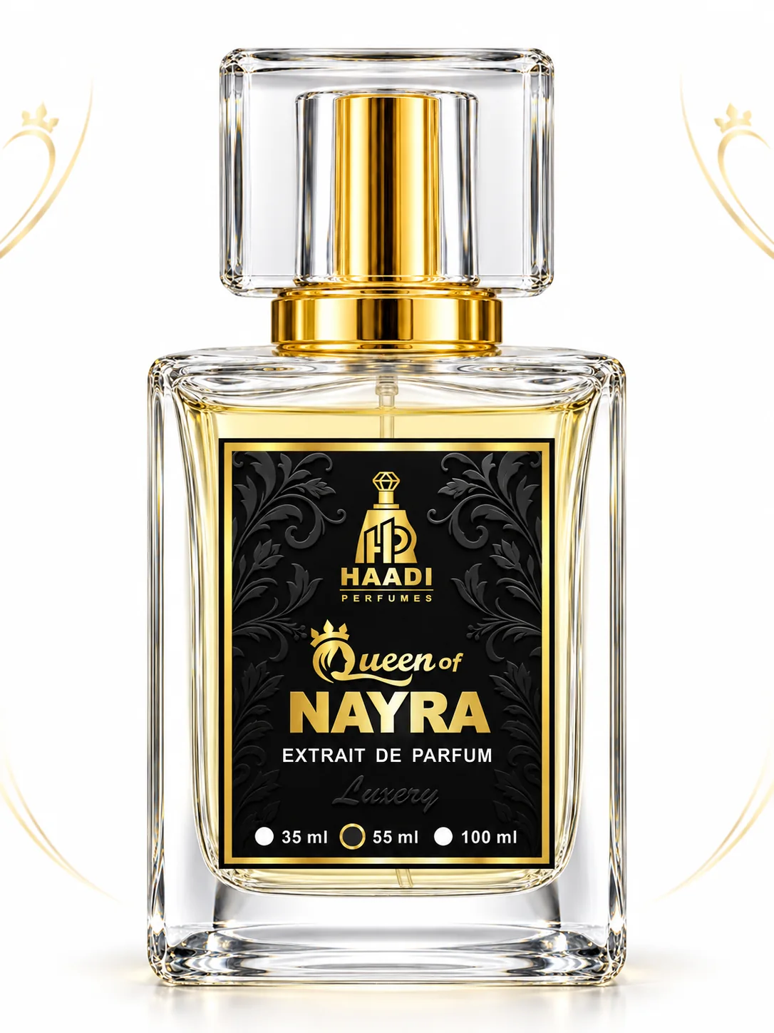 Haadi The Queen of Nayra 55 ml extrait de parfum bottle